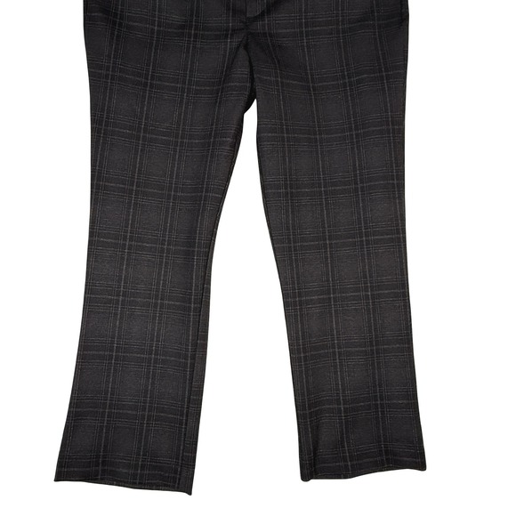 Wit & Wisdom Plaid Career Dress Pants Women's Size 16 Gray Business Casual - Picture 5 of 10